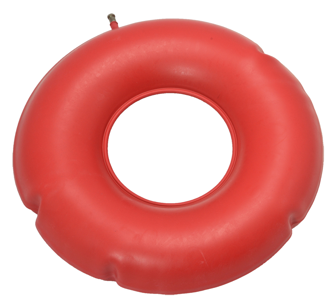Coussin en forme de bouée gonflable RFM 45 cm Ø - housse disposable et pompe incluse