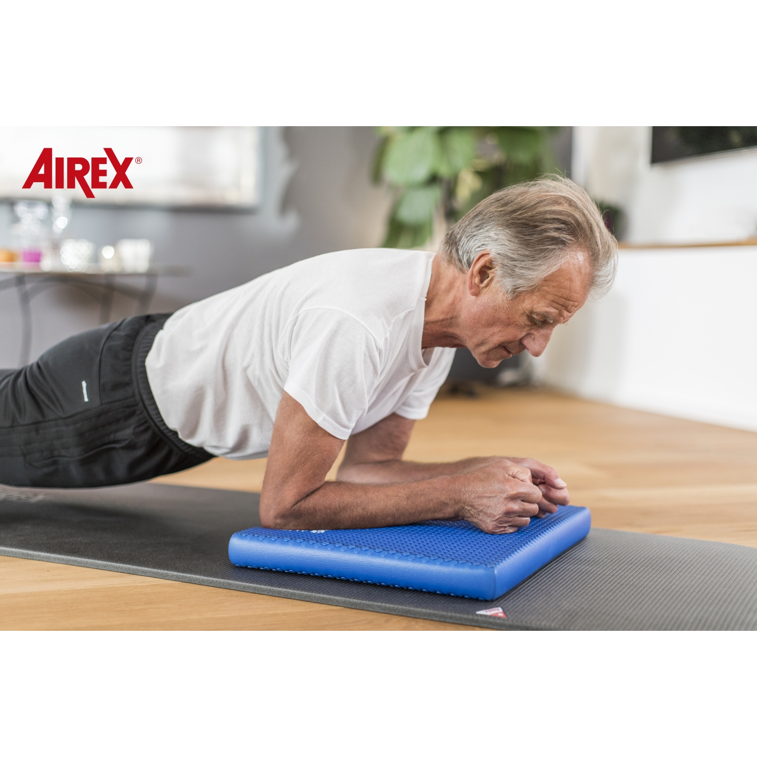 Airex Balance Pad Solid - 46 x 41 x 5 cm - bleu royal