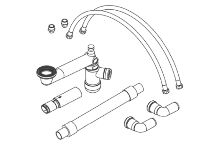 Kit de plomberie flexible pour StandardLIne unit -- 40-14776