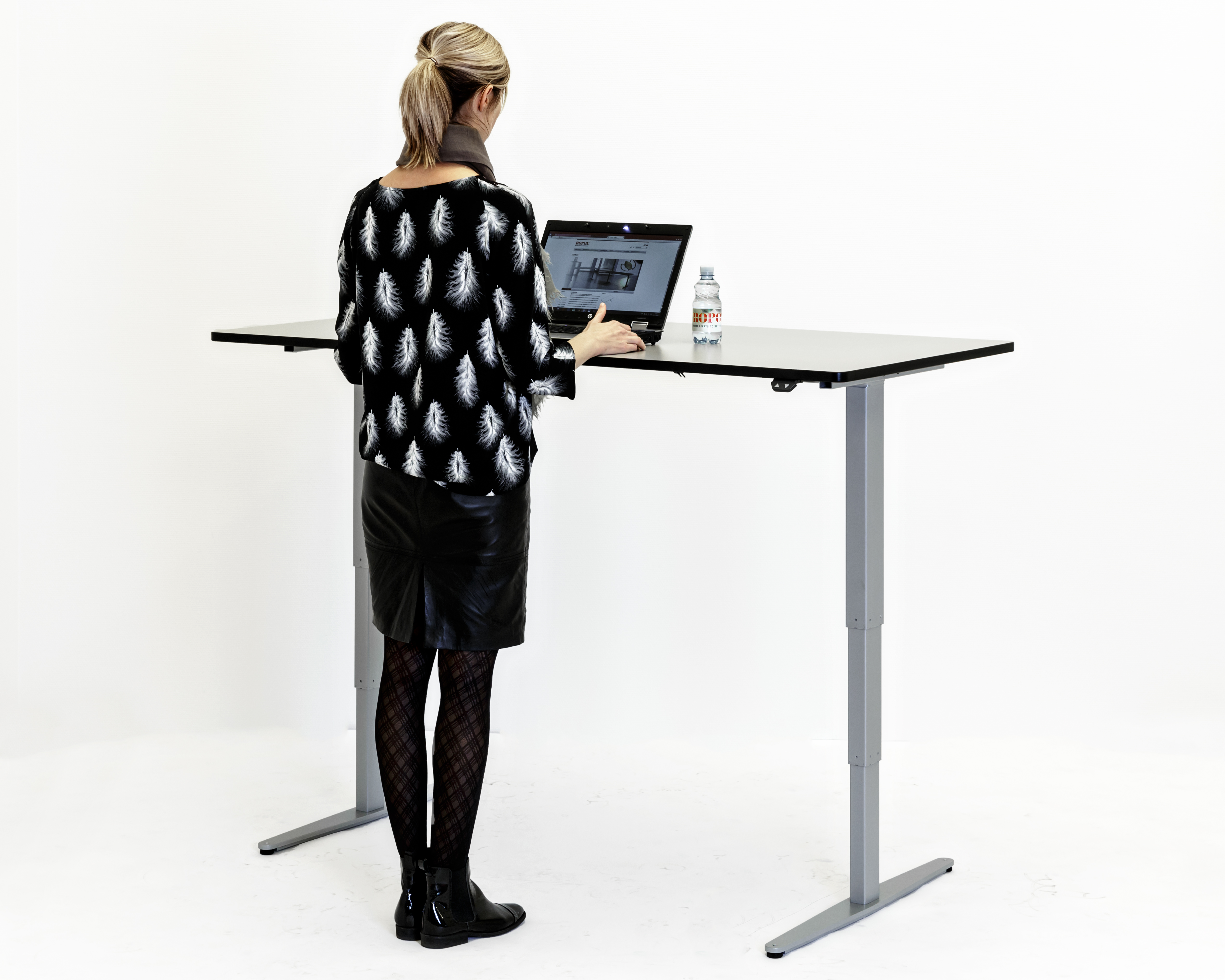 Table de travail debout/assis Ropox Ergo Desk électrique 180 x 90 cm,  60 - 125 cm -- 20-34201