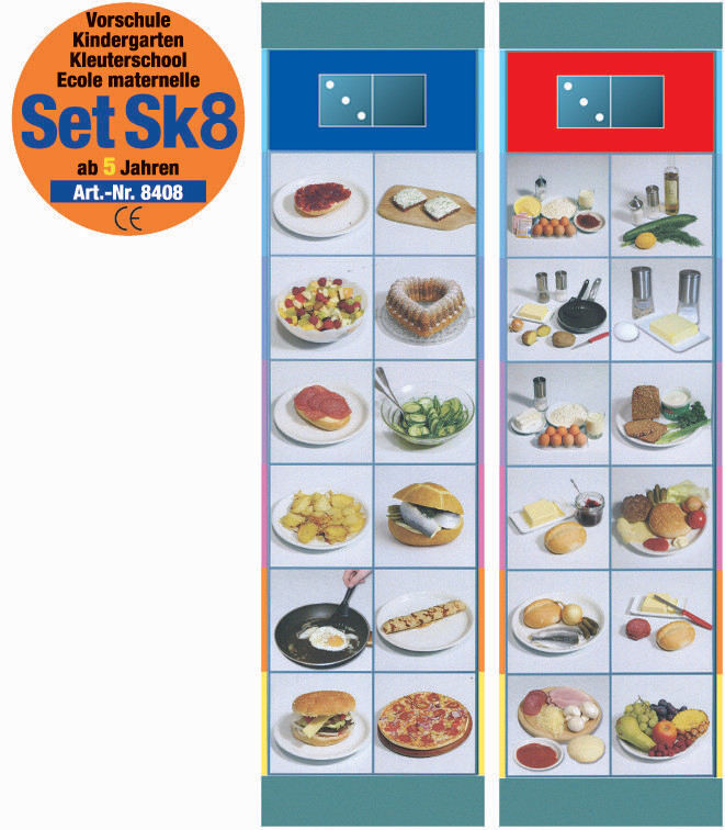 Flocards cartes set - alimentation -- 8408