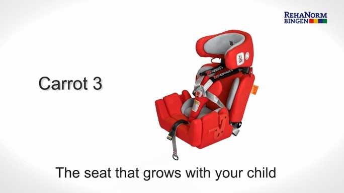 Autostoel meegroeibaar Carrot 3 S - rood