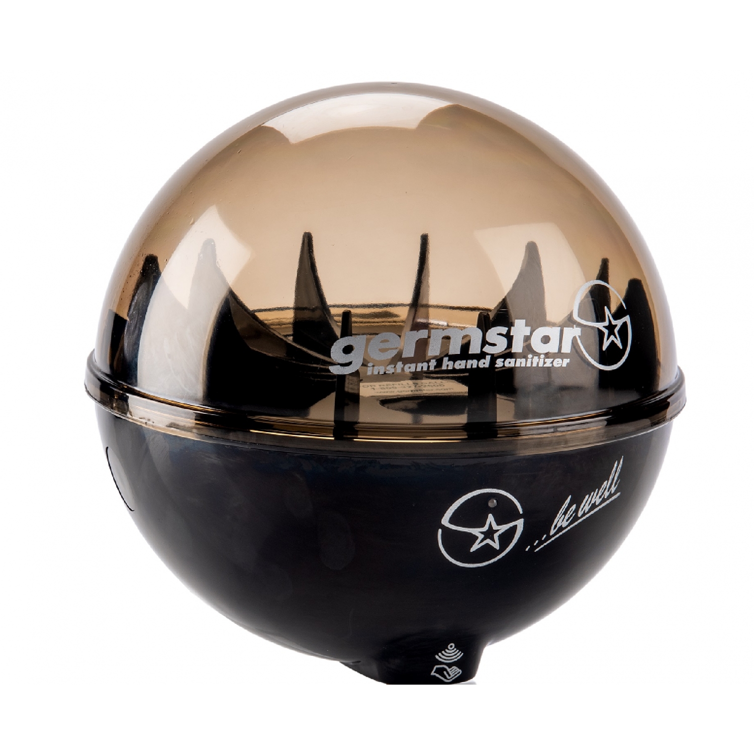 Germstar désinfection mains 70% - distriibuteur sans toucher + charge - 946 ml - noir