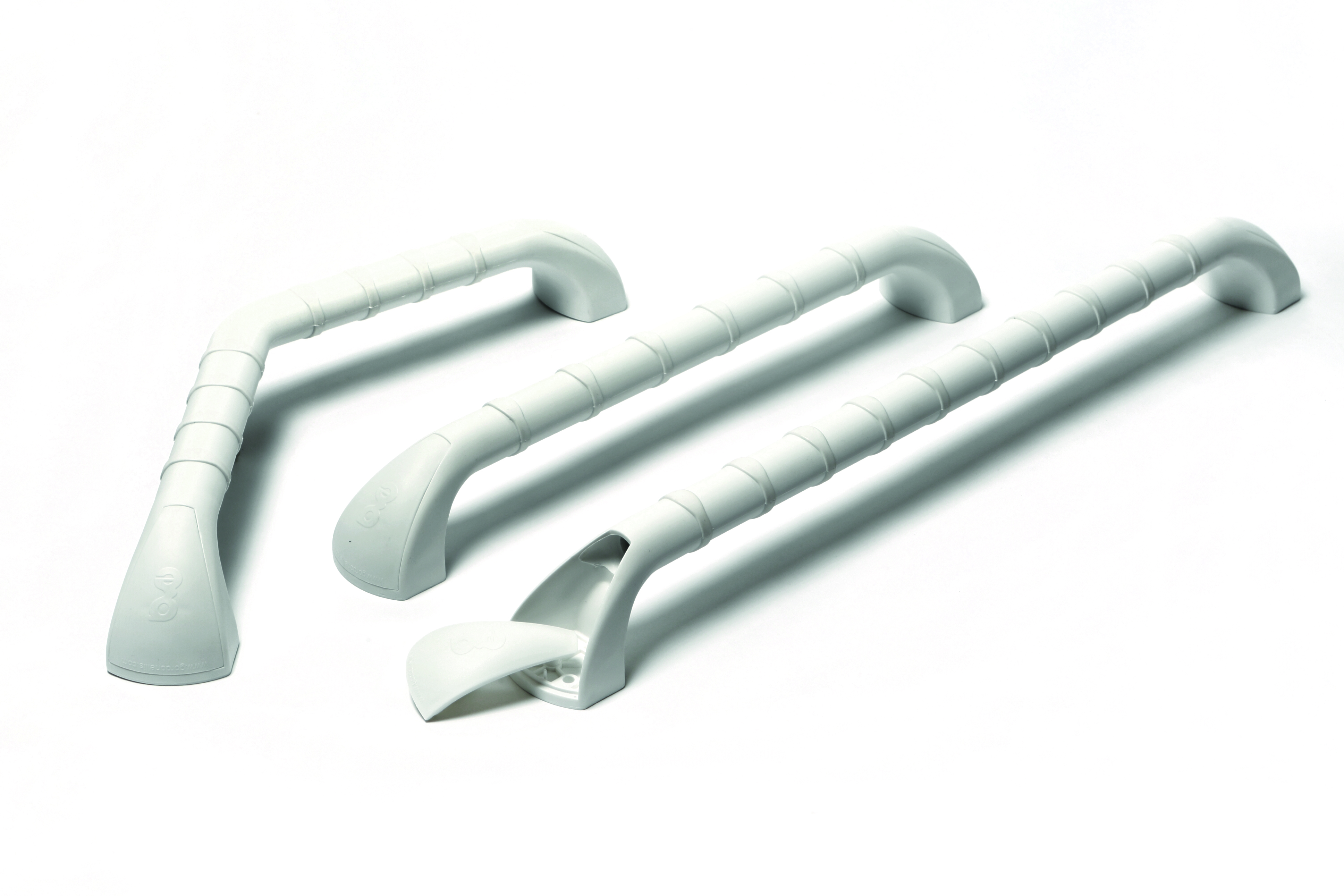 Barre d'appui en plastique avec stries antidérapantes Prima blanc - 30 cm -- AD96591