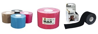 MoVeS Kinesiologie Tape zwart -- 04-060102