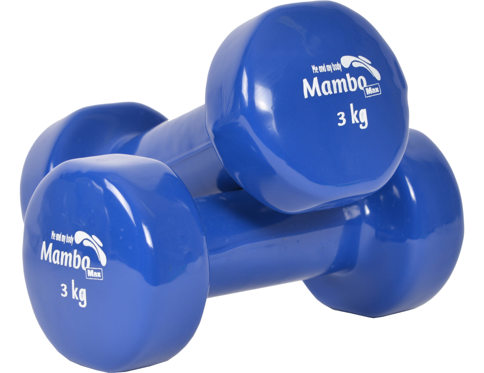 Mambo halter - 3,0 kg - blauw (2 st)