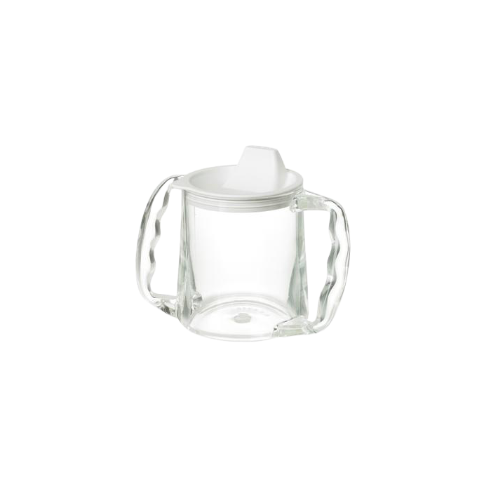 Gobelet transparent avec 2 poignées 285 ml - standard -- AA5761