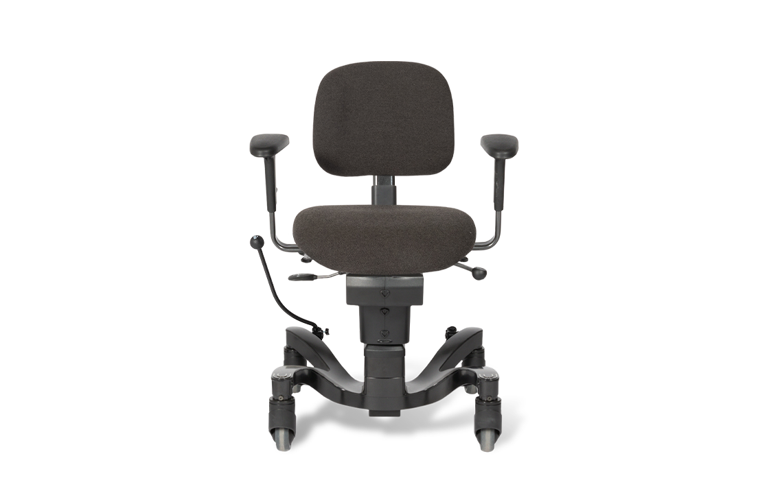 Chaise de travail/trotteur Vela Tango 700 Standard - Skai - Noir