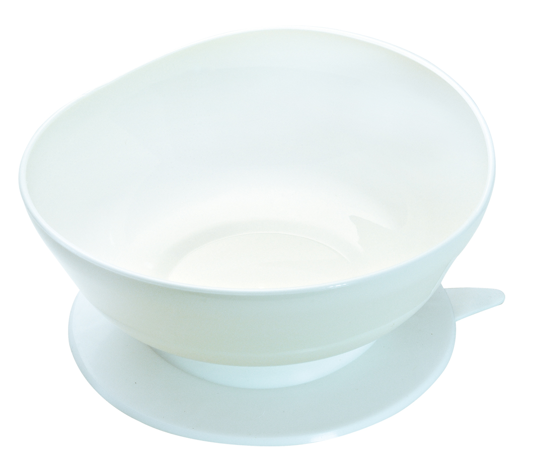 Récipient sur ventouse - 15 cm - blanc