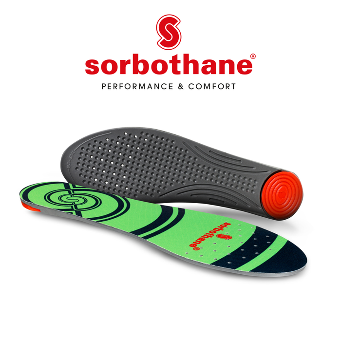 Semelles Sorbothane Single Strike absorbtion de chocs - 35-38 (par paire)