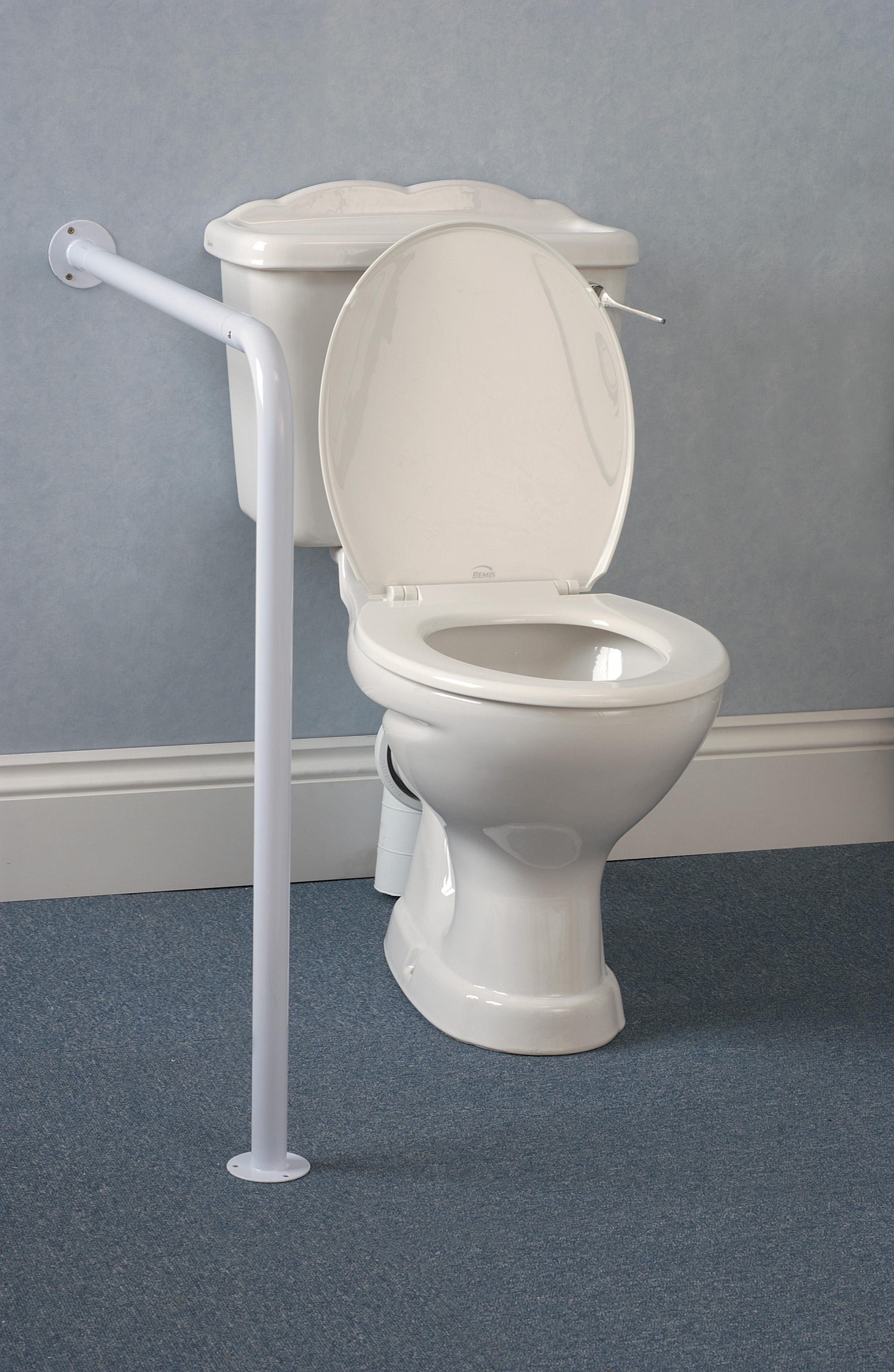 Vaste steun voor het toilet met vloer/muurbevestiging Ringwood -- AA6018