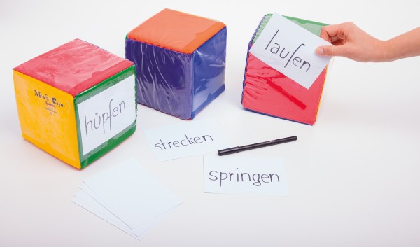 Dobbelstenen voor eigen spelopdrachten set van 3 -- 1072069