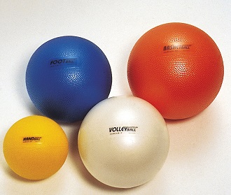 Lichtgewichtbal Softplay volleybal 220 g, 21 cm, wit -- 4008211