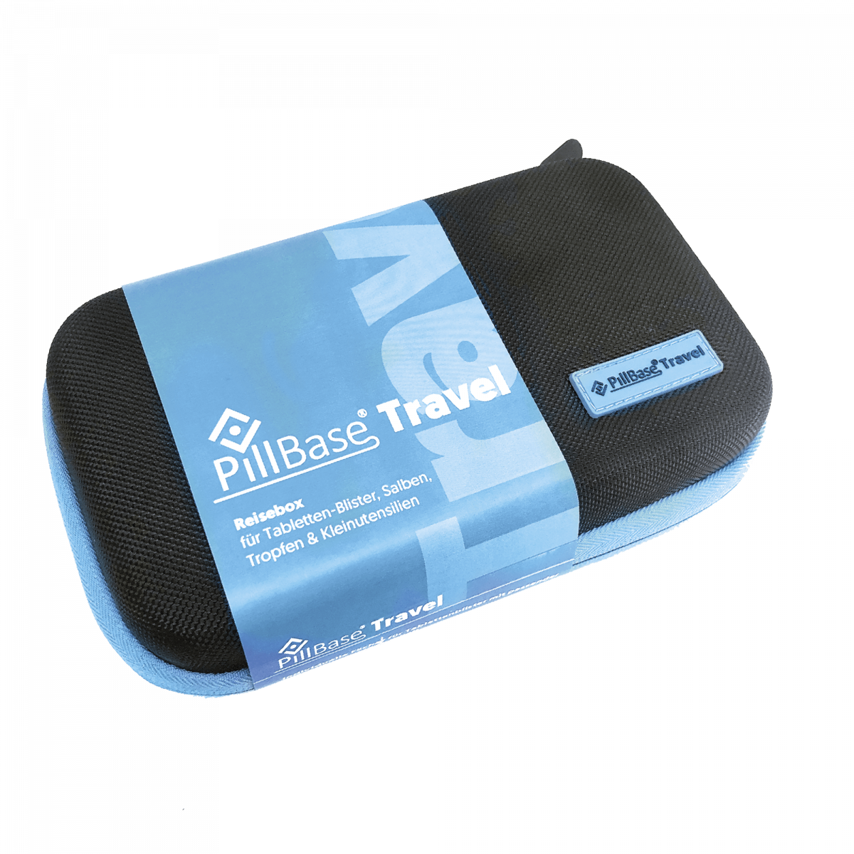 Pillbase Travel zwart/blauw