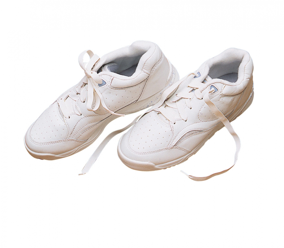 Lacets élastiques pour chaussures de sports blanc