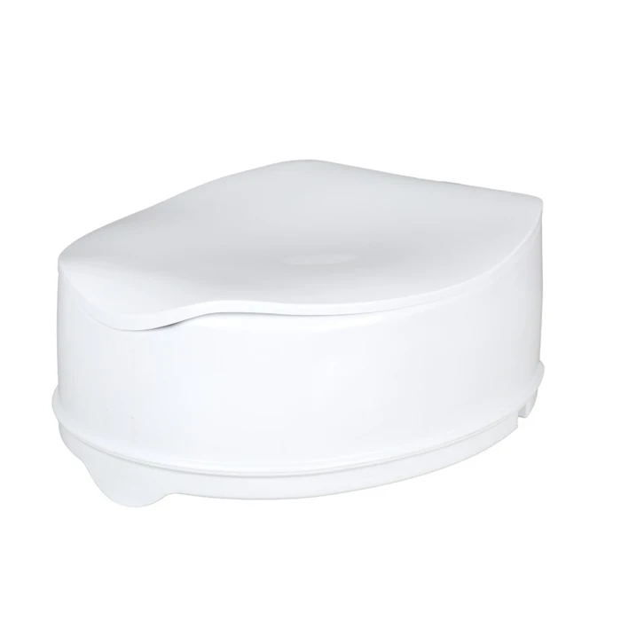 Rehausseur de toilette avec couvercle Savanah® 5 cm - blanc -- AA2112L