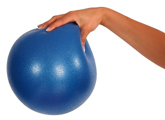 Ballonbal Over Ball Slowmotion 25-27 cm - zwart -- 04-010127