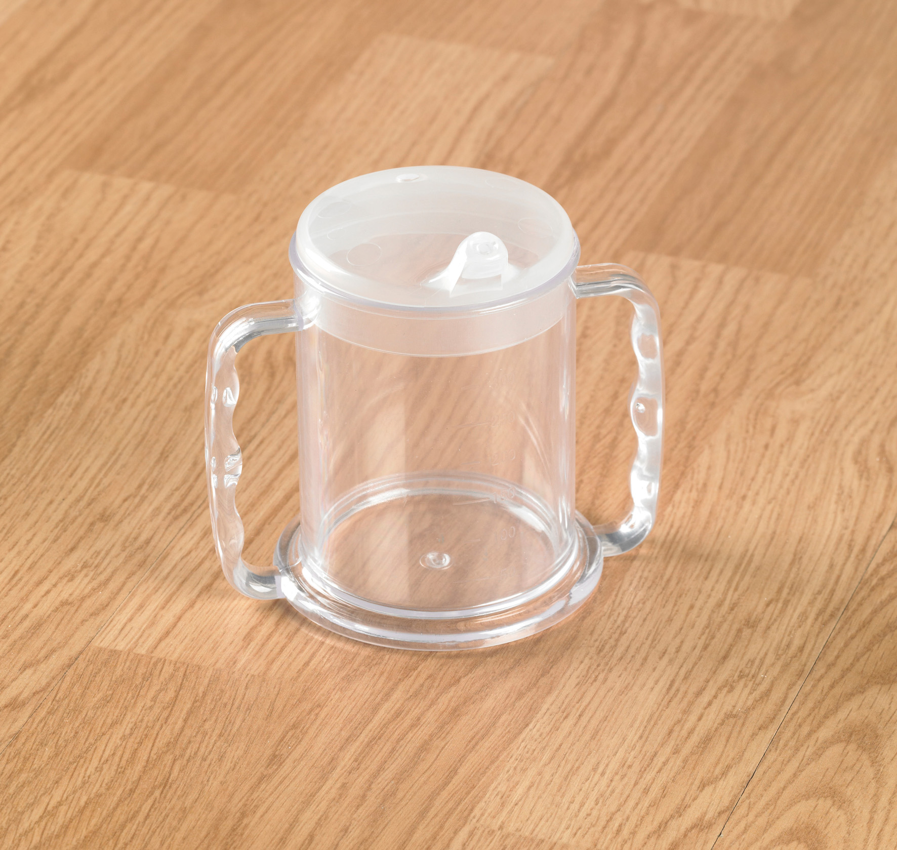 Gobelet transparent avec 2 poignées 285 ml - standard -- AA5761