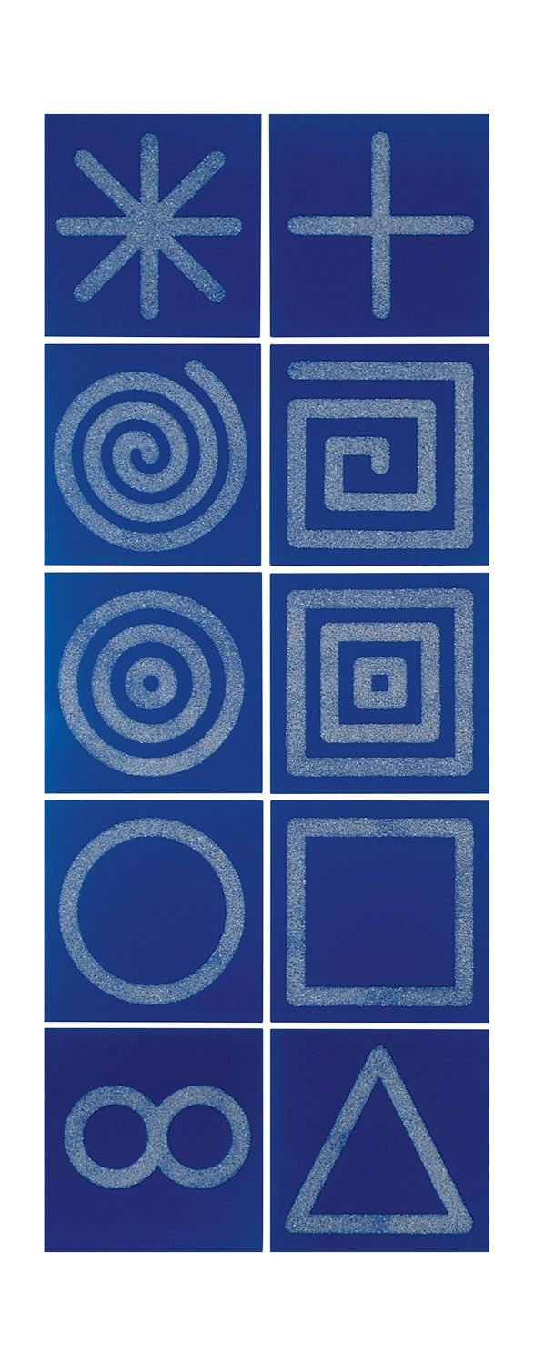 Plaques tactiles 25 x 25 cm (par 10) -- 102304