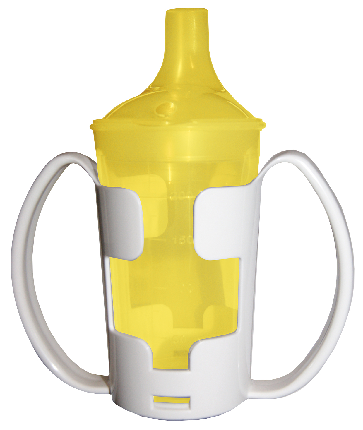Gobelet Adhome: set avec porte-gobelet et 2 becs verseur, incliné/court 250 ml, becs pet/gr ouvertu