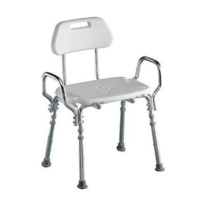 Douchestoel XL extra breed en sterk, lichtgewicht met armsteunen -- AA1556
