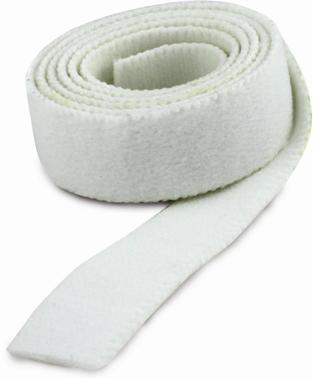 Velcro elastische lusband 2,5 cm breed, zwart - rol van 36 m -- VELR2525020