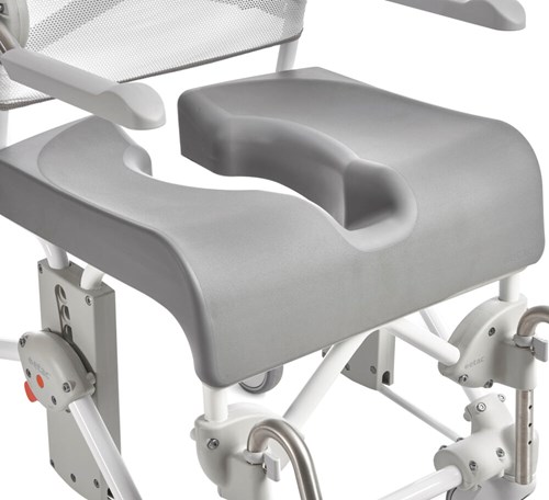 Zitkussen voor Etac Swift Mobil-2 - soft comfort - opening achter - hoogte 4 cm - grijs