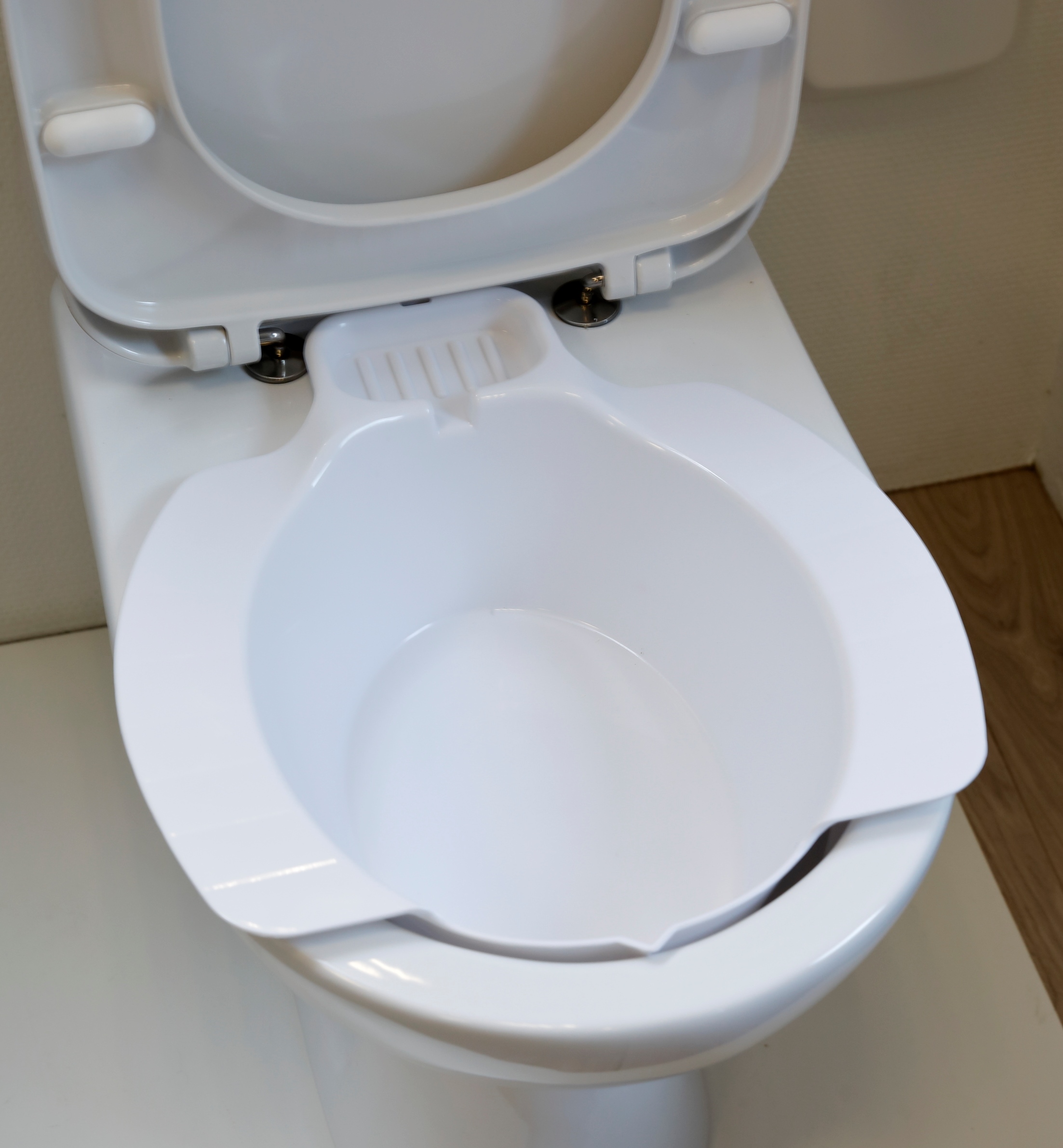 Bidet voor het toilet - wit