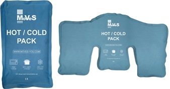 Warmte/koude pakking met kleivulling Soft Touch rechthoekig, M- 20 x 30 cm -- 07-010303