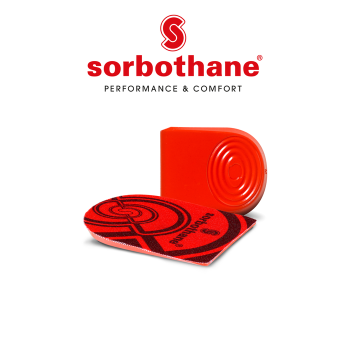 Sorbothane Heel pads schokabsorberend - S - 35-38 (per paar)