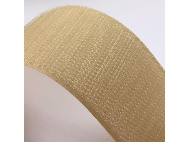 Standaard haakband rol van 25 m - 5 cm - beige -- SHR5025140