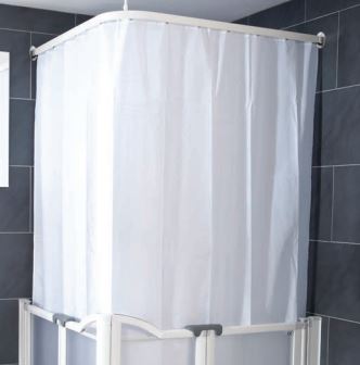 Rideau de douche 200 x 200 cm-- AEV000009