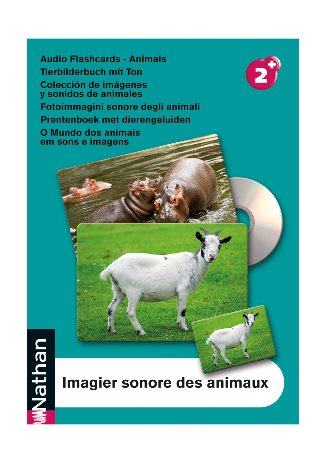 Lotto de sons et de bruits d’animaux + images évocatrices 30 grandes et 30 petites cartes -- 558362