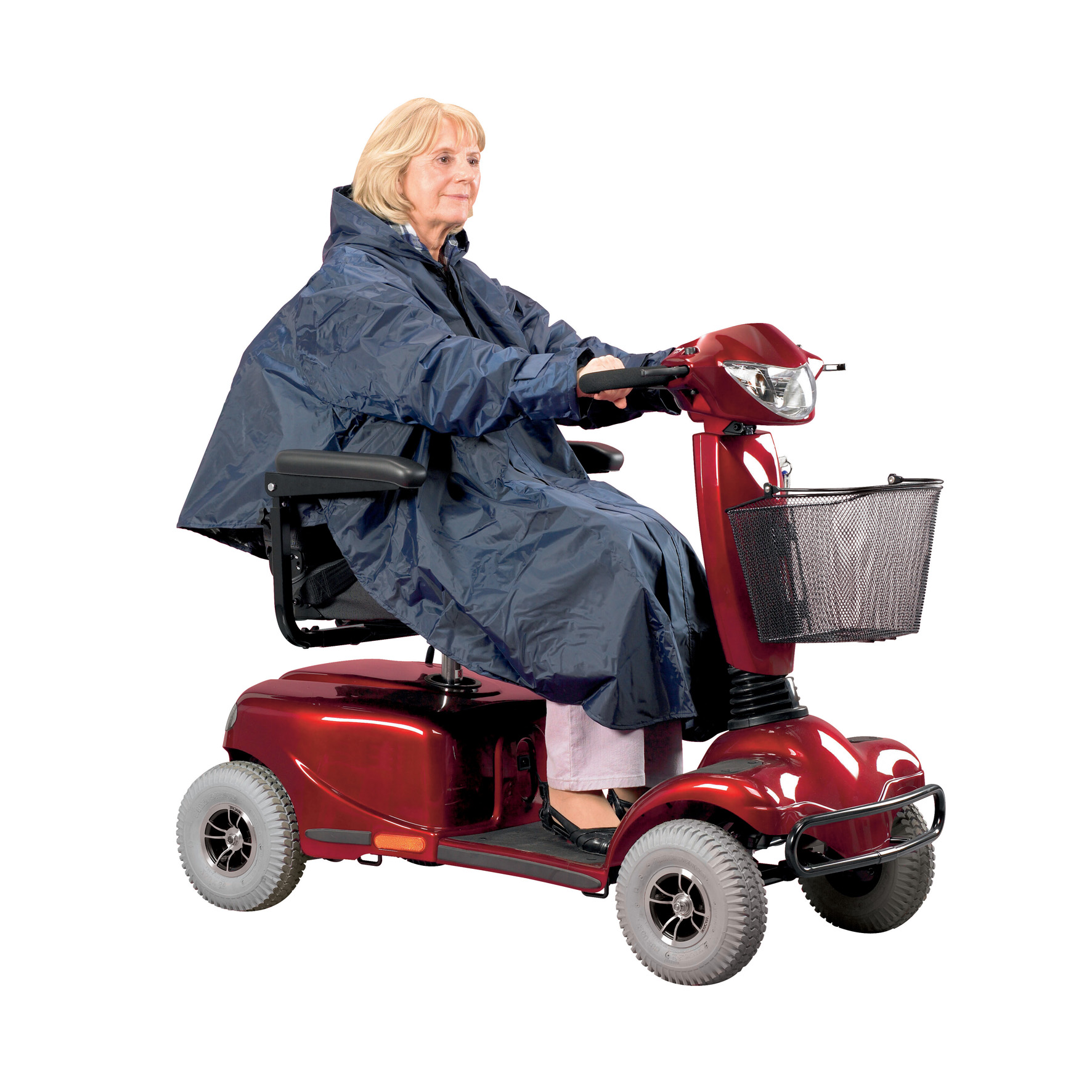 Scooterponcho met mouwen gevoerd -- AA8581