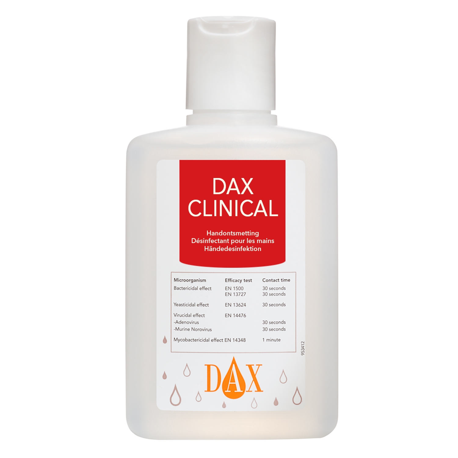 Dax Clinical désinfectant mains 75% - 150 ml