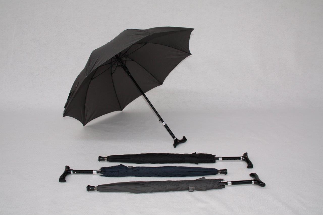 Pluviose wandelstokparaplu 2-in-1 