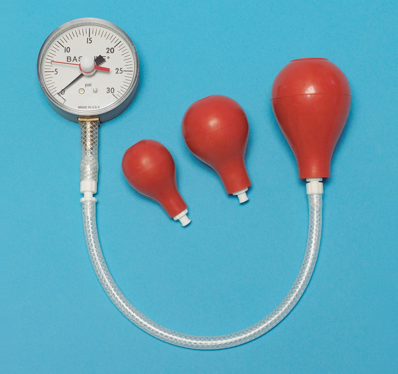 Vigorimeter pneumatische handdynamometer Baseline® met 3 peertjes -- AA96001