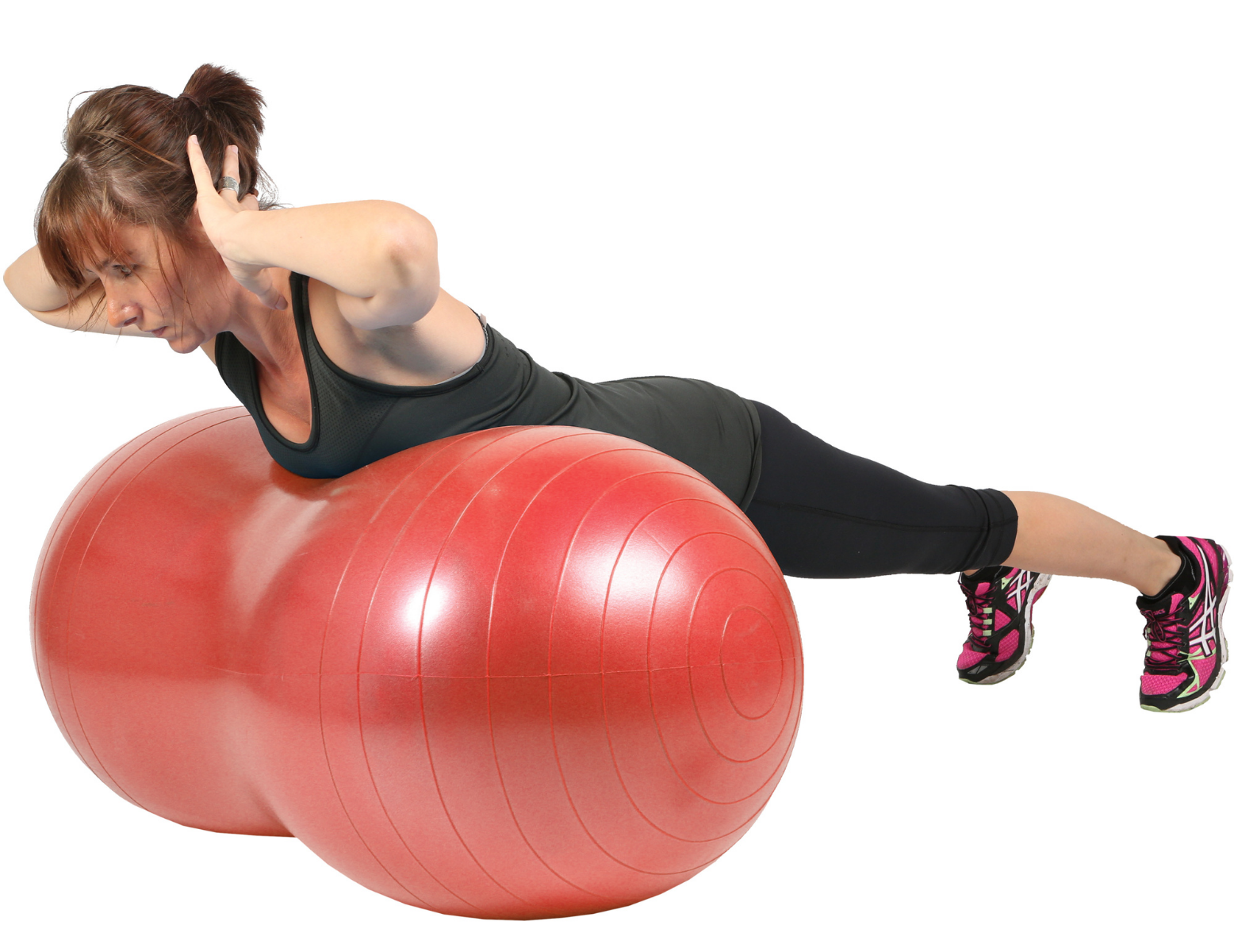 Peanut Ball MoVeS - 50 cm x 100 cm - Rood