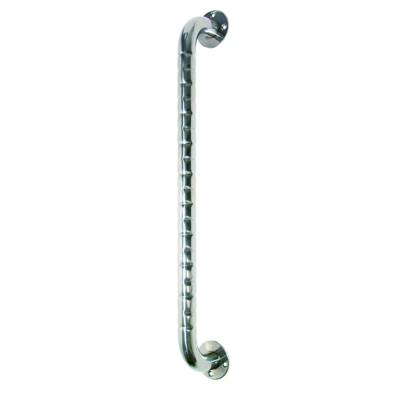 Barre murale inox avec une structure striée Drive 30 cm