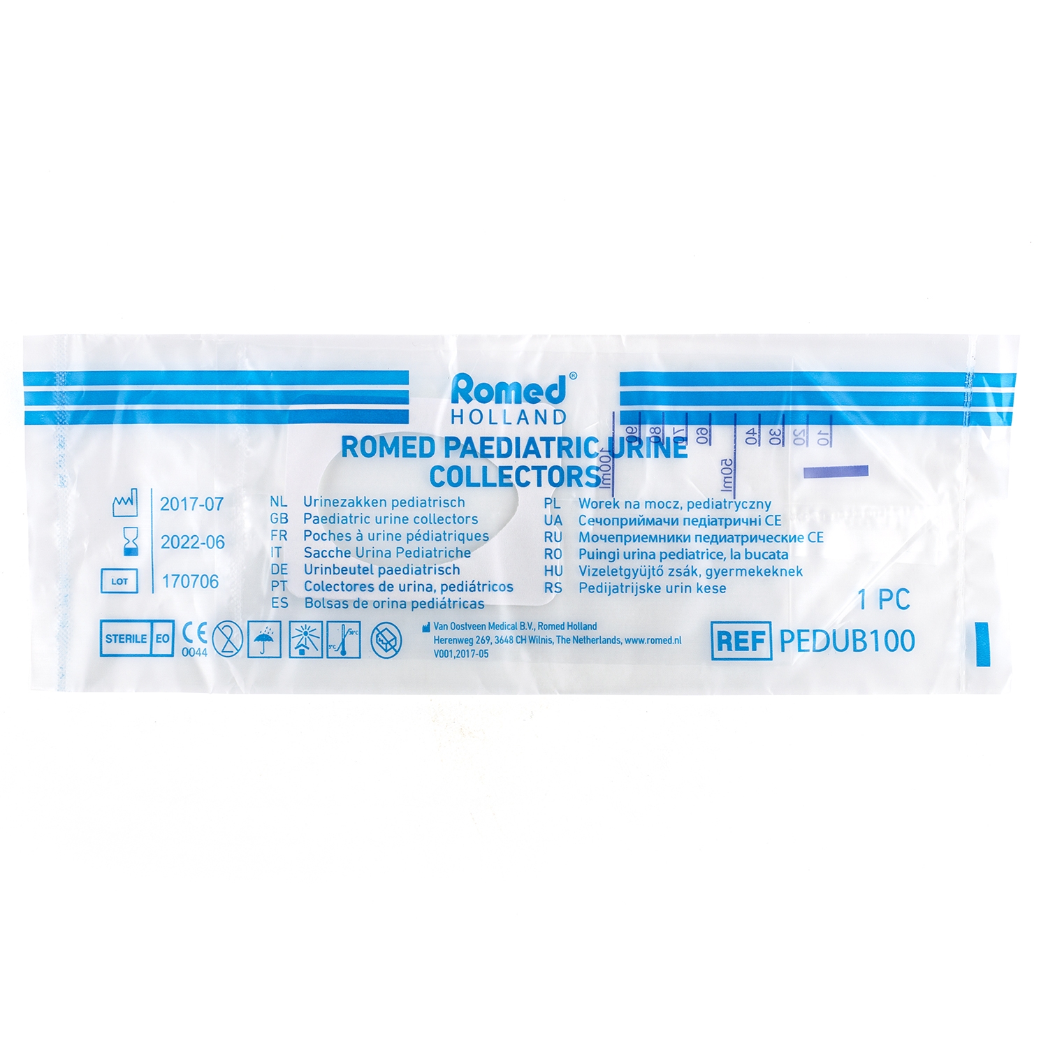 Urinecollector v. babies steriel (10 st)