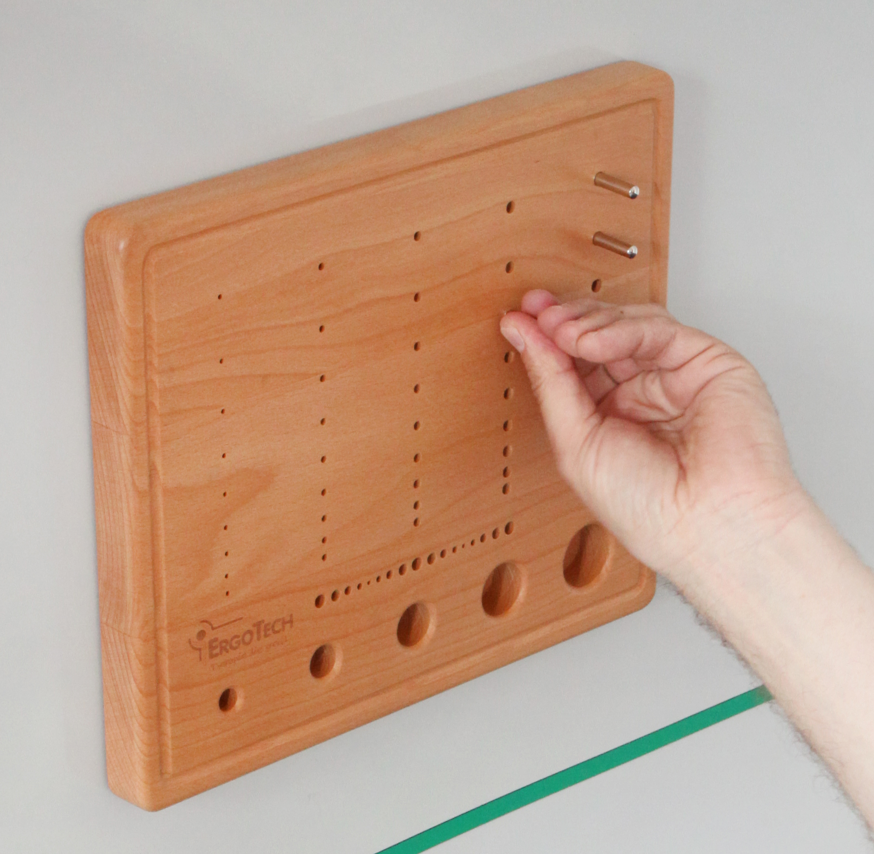WorkPark toebehoren: houten pennenbord met metalen pennen en magneten onderaan - 162720