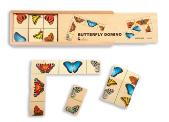 Domino met vlinders -- 1100237