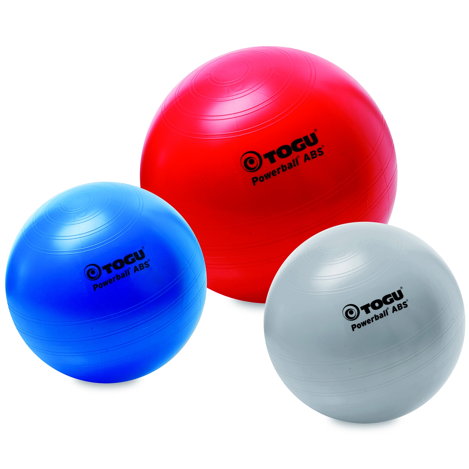 Togu Powerball ABS - ballon siège - 75 cm - argent