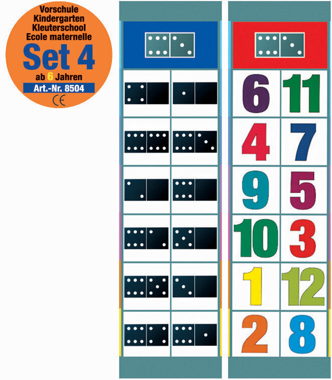 Kaartenset - prerekenen niveau 6 jaar - voor Flocards -- 8504