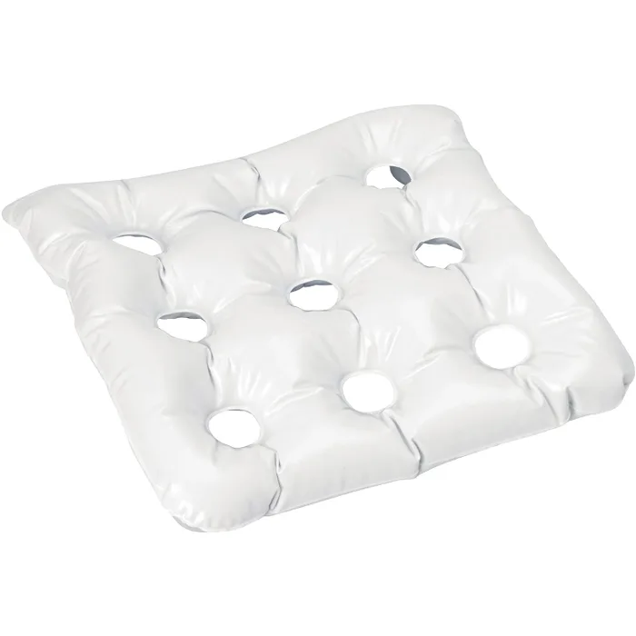 Coussin d’assise gonflable pour la baignoire, sur ventouses 45,5 x 45,5 cm - blanc -- AA1814