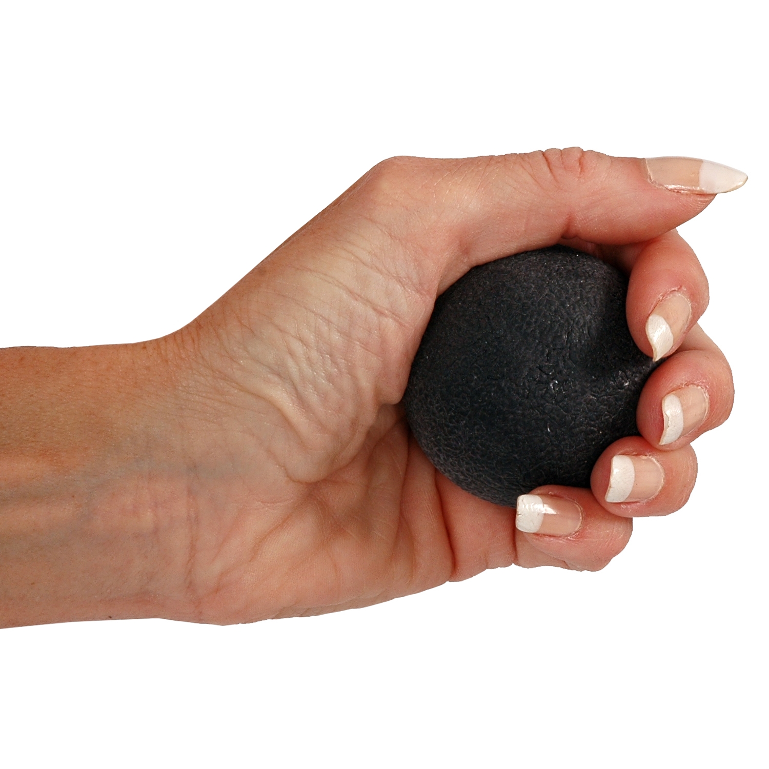 MoVeS handtrainingsbal eivormig - super sterk - zwart