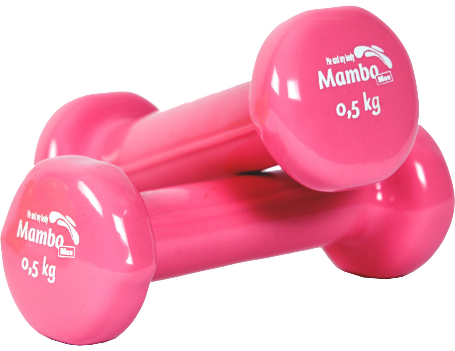Mambo haltère - 0,5 kg - rose (2 pcs)