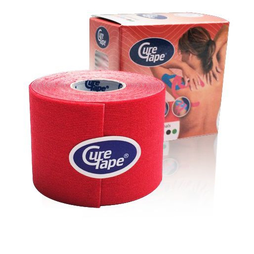 CureTape Classic kinesiotape - 5 cm x 5 m - rood