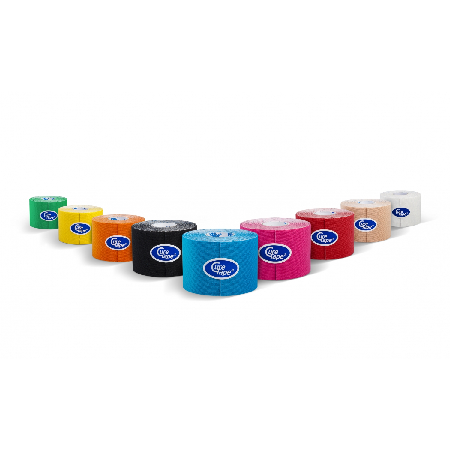 CureTape Classic kinesiotape - 5 cm x 5 m - geel