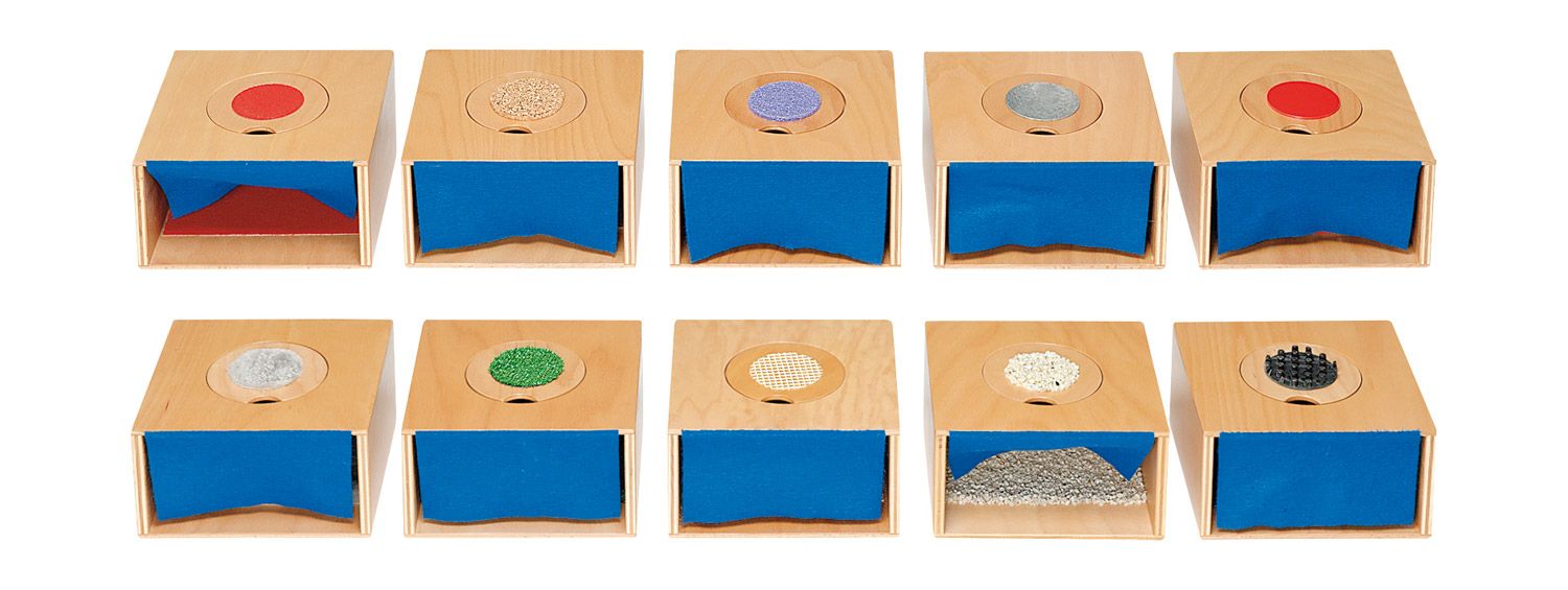 Boîtes tactiles pour une perception par main et pied par 10 -- 150025
